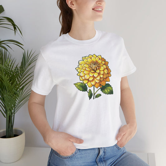 Flower Unisex Jersey Short Sleeve Tee